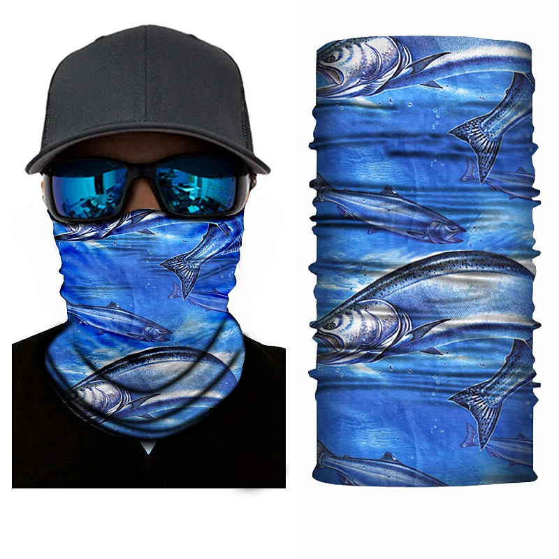 Magic Headscarf Multi-function Mask Ocean Series Outdoor Riding Sunscreen Sports Bib Seamless Magic Headband Riding Face Towel