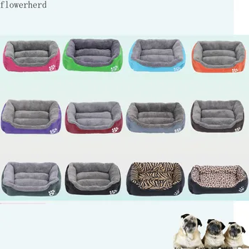 

Dog Mat Anti-slip Non-slip Candy Color Square Warm Pet Nest Cat Kennel Fashion Pet Supplies Car Bed Dog Pet Mat Dog Home