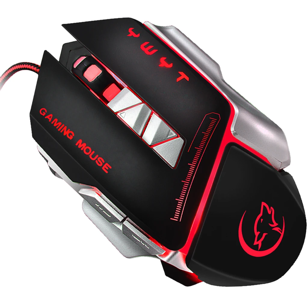 

Ergonomic Wired Gaming Mouse 8 Button 3200 DPI LED USB Computer Mouse Gamer Mice Mause With Backlight For PC Laptop Computer