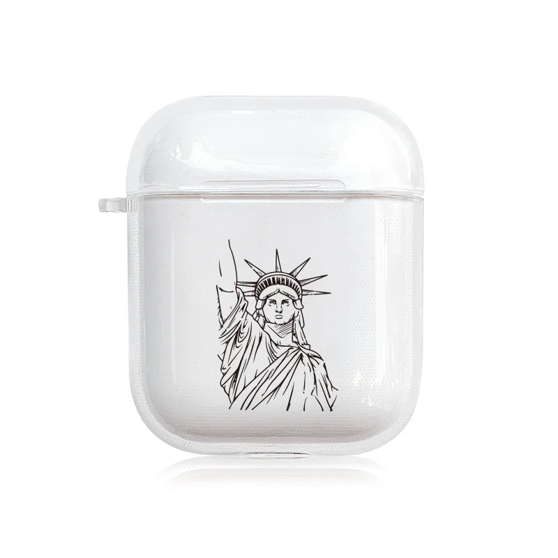 Style 16 Мягкий ТПУ чехол для наушников С КАКТУСОМ, Роскошный чехол для Apple AirPods, коробка для зарядки, прозрачные чехлы для Air Pods, милый защитный чехол - Цвет: Style 16