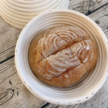 

Bread Fermentation Rattan Basket Proofing Country Bread Baguette Dough Baskets Storage Container Wicker Basket Kitchen Supplies