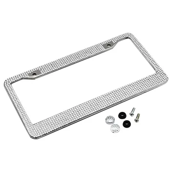 

Car License Plate Frames for Luxury Rhinestone Frame Cover License Plate Frame