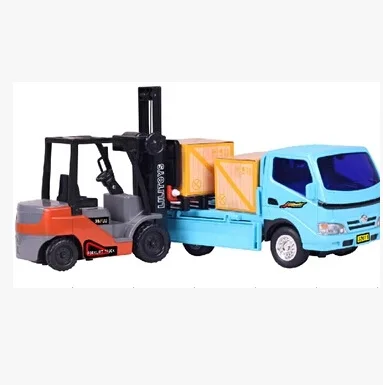 

Lili Inertia Engineering Series Tablet Van + Forklift Combination 32526 Children Inertia Toy Car Can Be Made on Behalf