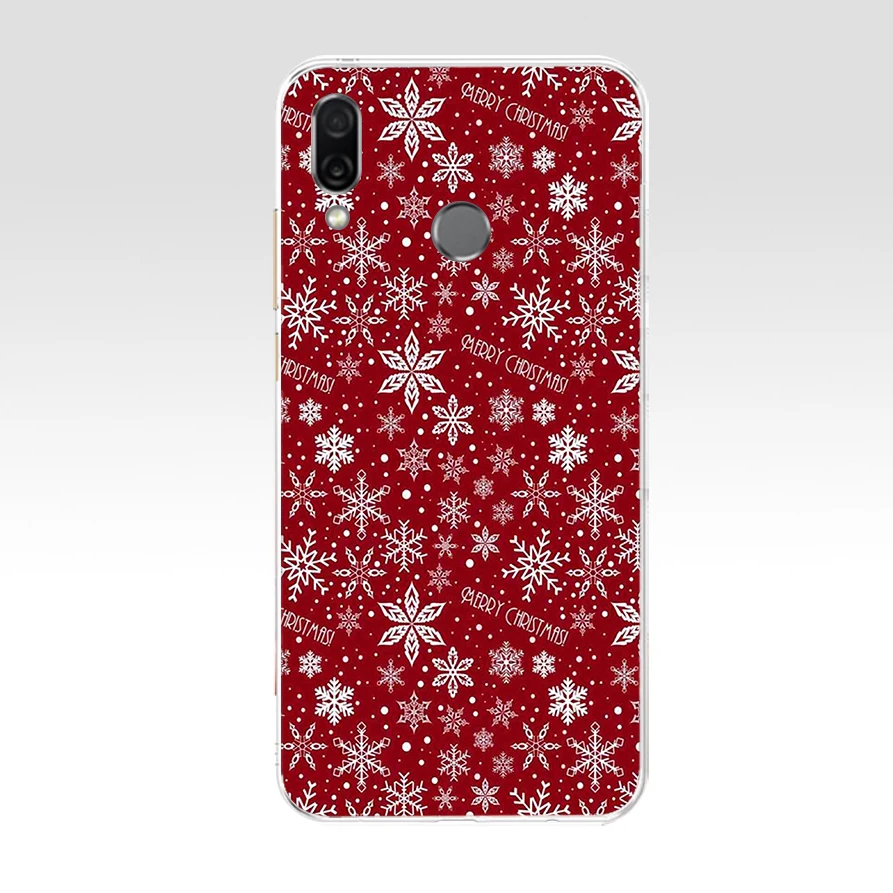 27 24AA Рождественские огни подарок 2 Мягкий ТПУ чехол для huawei Honor 8 8S 8X8 Lite 9 9 Lite - Цвет: 27
