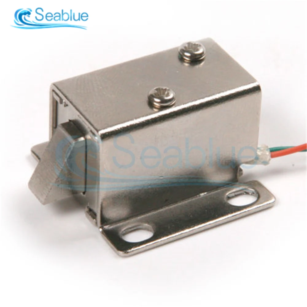 Cabinet Door Lock Electronic Lock Catch Door Gate 12V 0.35A 350mA Solenoid Access Control For Electric Control Cabinet Door Drawer Locks cabinet door lock door lock buckle drawer lock