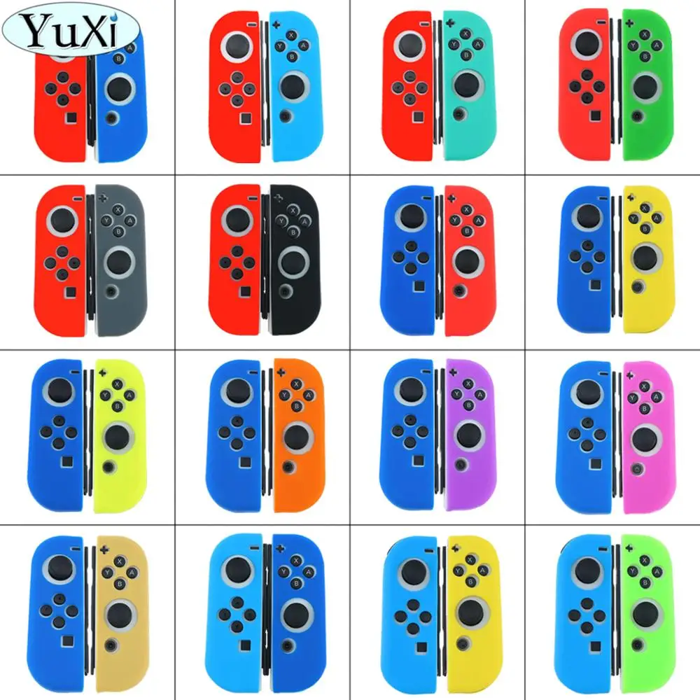 Сменный Чехол YuXi для Nintendo Switch NS Joy Con чехол контроллера NX joycon противоскользящий
