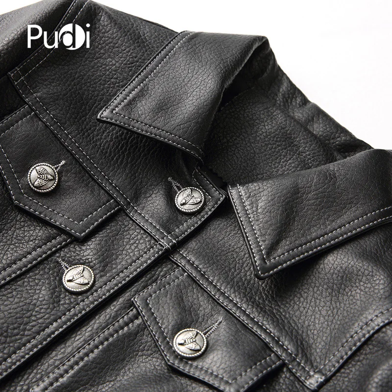 PUDI A28011 Натуральная овечья кожа, пальто, куртка, пальто, Женское зимнее теплое пальто, натуральная кожа внутри, зимнее пальто