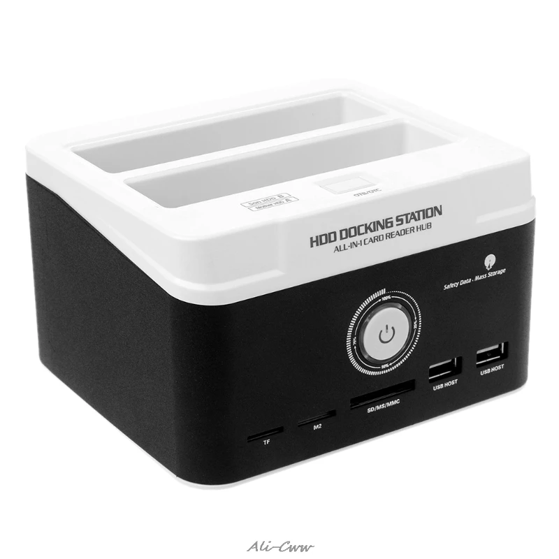  Multi-función USB 30 disco duro externo HDD estación de acoplamiento lector de tarjeta 25 