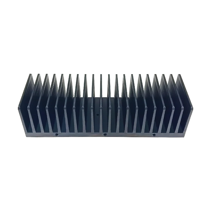 Dissipador de Calor de Alumínio Espessamento para Power Ghxamp Amplificador Especial Amp 155*50*40mm Preto Oxidado 1pc Lm3886 Tda7293 - Image 2