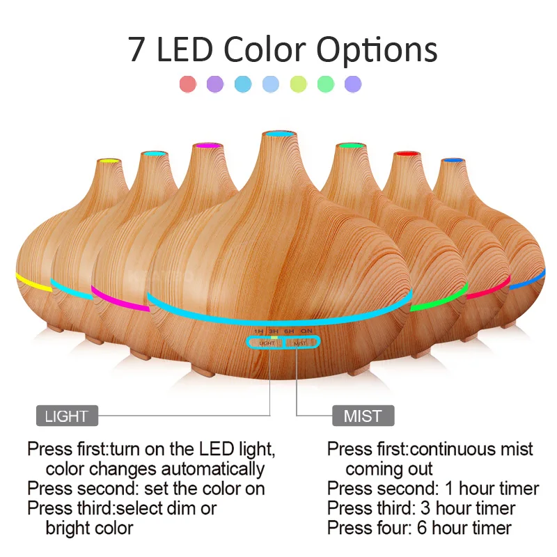  DEKAXI Smart APP Remote Control Air Humidifier Essential Oil Diffuser Aroma Lamp Aromatherapy Elect