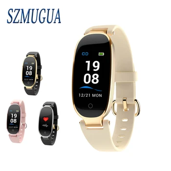 

SZMUGUA Fashion Bluetooth Smart Watch Women Ladies Sleeping Heart Rate Monitor For Android IOS Fitness Tracker Smart Bracelet