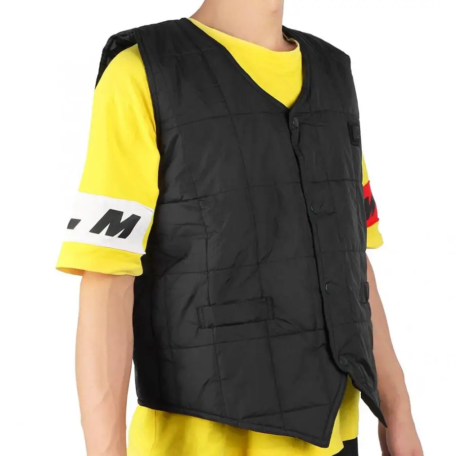 Sleeveless Heated Waistcoat V-Neck Heating Vest Clothes Winter Keeping Warm Winter Heated Vest Braces Supports