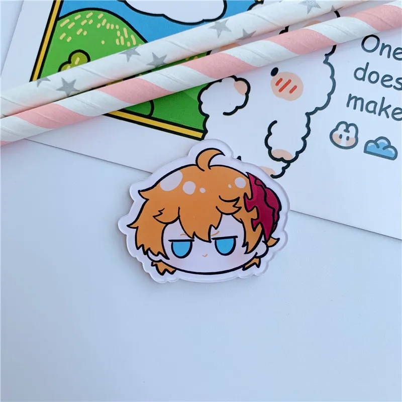 Game Genshin Impact Venti Keqing Xiao Pins  Button Brooch Chest Ornament Clothing for Backpacks Cosplay Itabag Collection