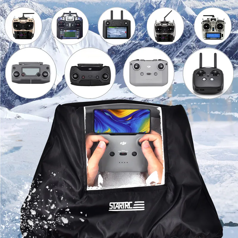 Luvas Quentes Inverno Impermeável Anti-vento Controlador Remoto Manga para Dji Mavic ar 2s Mini se Acessórios de Vôo ao ar Livre - Image 3