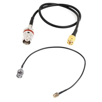 

SMA Male Plug to BNC Female Jack Network Antenna Pigtail Cable 13.3 inch & 12.8 inch RF Pigtail Cable SMA Male to BNC Male Adapt