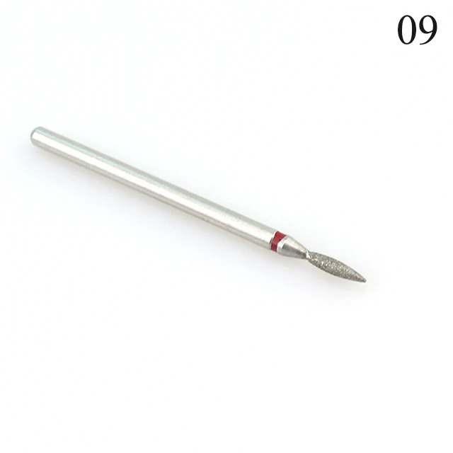 ASWEINA, 1 шт., конический стиль, диаметр 3,5 мм, алмазные сверла для ногтей, электрический аппарат для маникюра, аксессуары для ногтей, инструмент - Цвет: 9