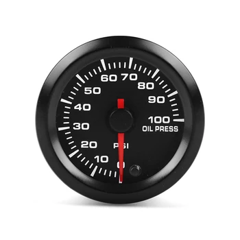 

Car Universal Oil Pressure Gauge 52mm Pointer Racing Auto Vehicle Modification Parts Tool M8617