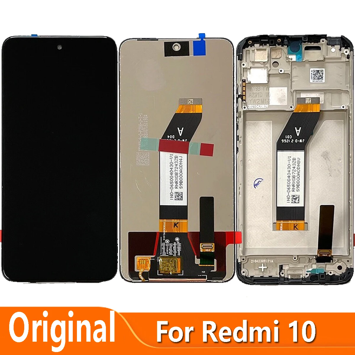 Original For Xiaomi Redmi 10 21061119ag 21061119dg 21061119al Display ...