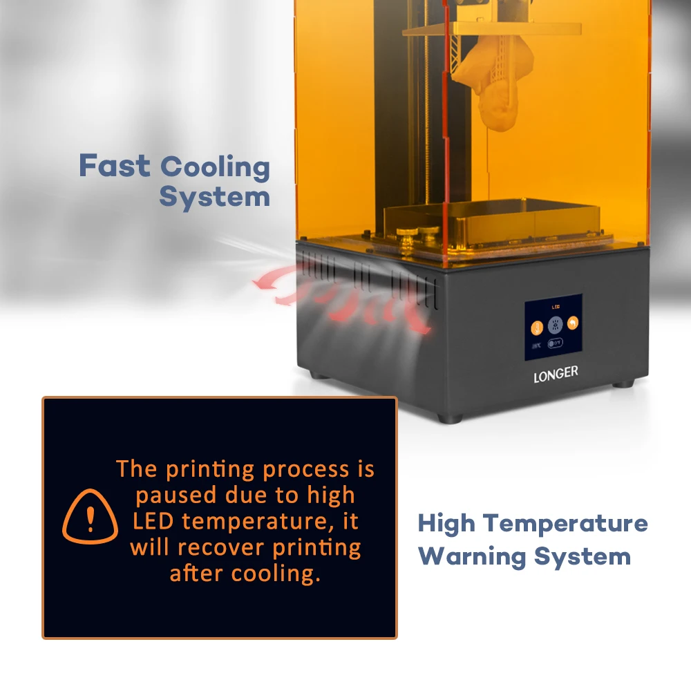 Более длинный Orange30 3d принтер 2 к экран 405nm УФ слайсер светильник-отверждение Impresora 3D ювелирные изделия стоматологический Профессиональный SLA 3d принтер
