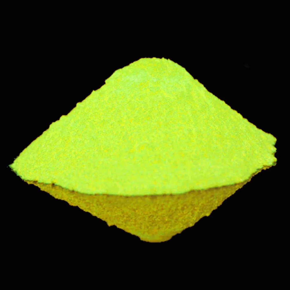 Игрушки Прочный супер яркий светящийся DIY Темный светящийся песок фосфоресцирующий портативный пигмент домашний вечерние порошковый флуоресцентный - Цвет: Yellow