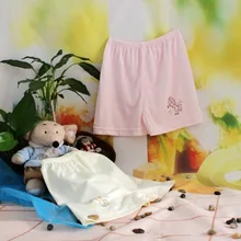 Xiaofulanke/Детские хлопковые шорты из бамбуковой ткани; детская одежда для сна; легкие брюки