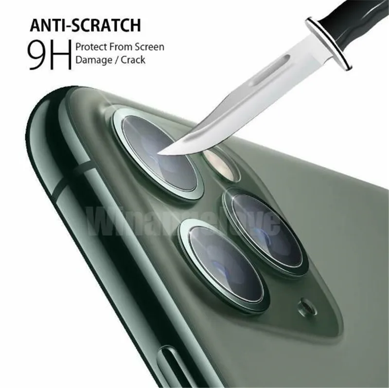 100 шт Задняя крышка объектива камеры мягкое Стекло протектор для iPhone 11/11 Pro/11 Pro Max