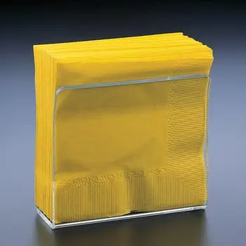 

Acrylic Tissue Holder Transparent Napkin Holder Thickened Acrylic Tabletop Stand Counter Cocktail Organizer