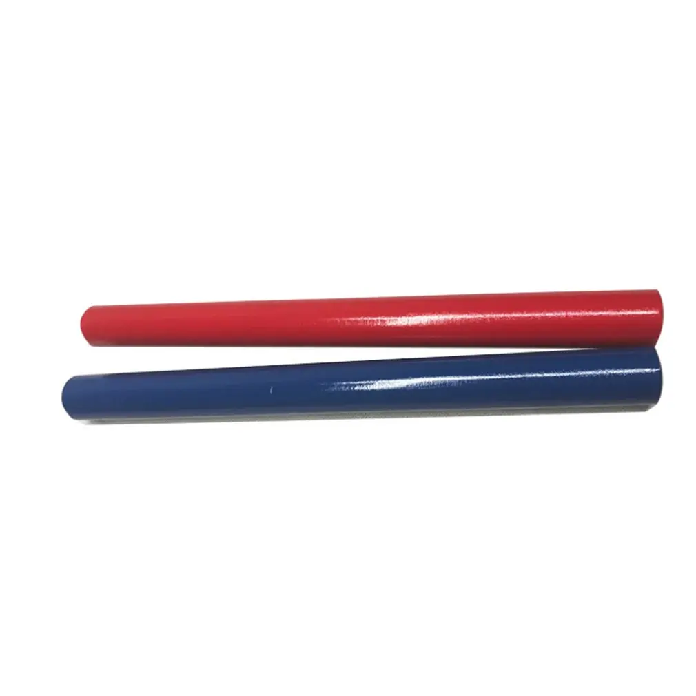 Orff World игрушечный ксилофон ручка для детей обучение маленьких детей красный и синий пара Ритм палочки музыкальная игрушка в подарок