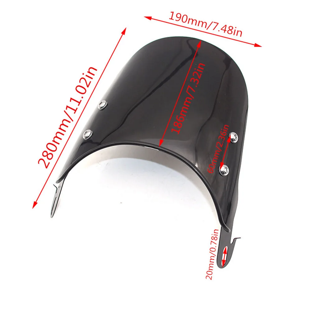 5-7 дюймов ветровое стекло для Triumph Bonneville/SE/T100/T120 2001- Thruxton 900 03-15 мотоциклетные ветровые дефлекторы