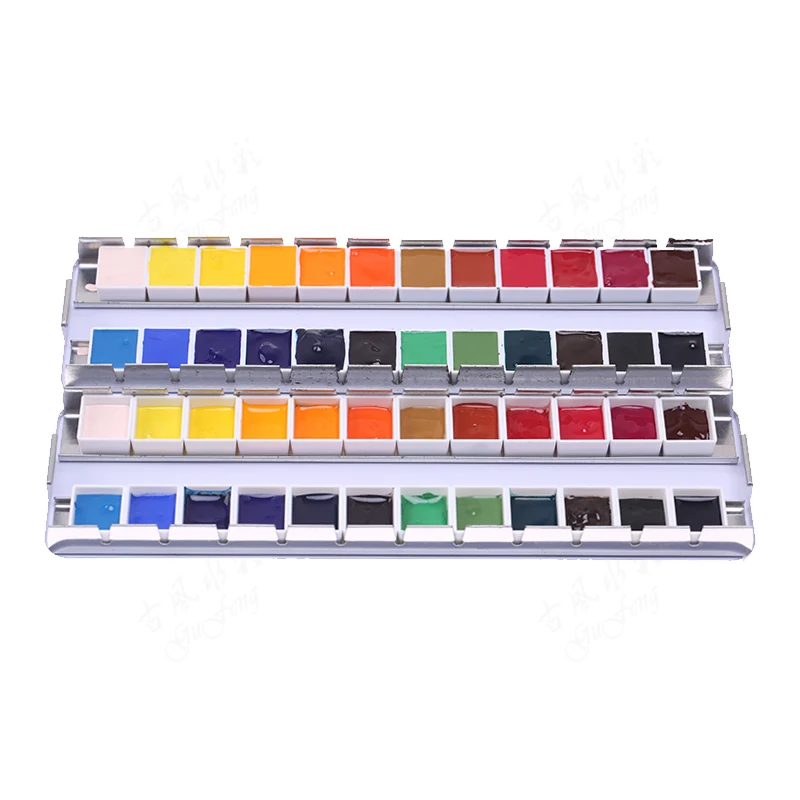 Art Supplies Artist Palette  Art Plastic Watercolor Palette - 10pcs 7.2ml  Watercolor - Aliexpress
