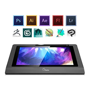 Parblo Coast10 10," ips графический чертежный планшет ЖК-дисплей монитор+ ручка без батареи+ перчатки с двумя пальцами+ шерстяная подкладка сумка+ Наконечники