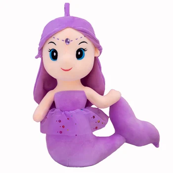 

Super Soft Mermaid Ariel Sleeping Princess Plush Dolls Mermaid Plush Pillows Child Toy Girl Birthday Gift Home Decoration
