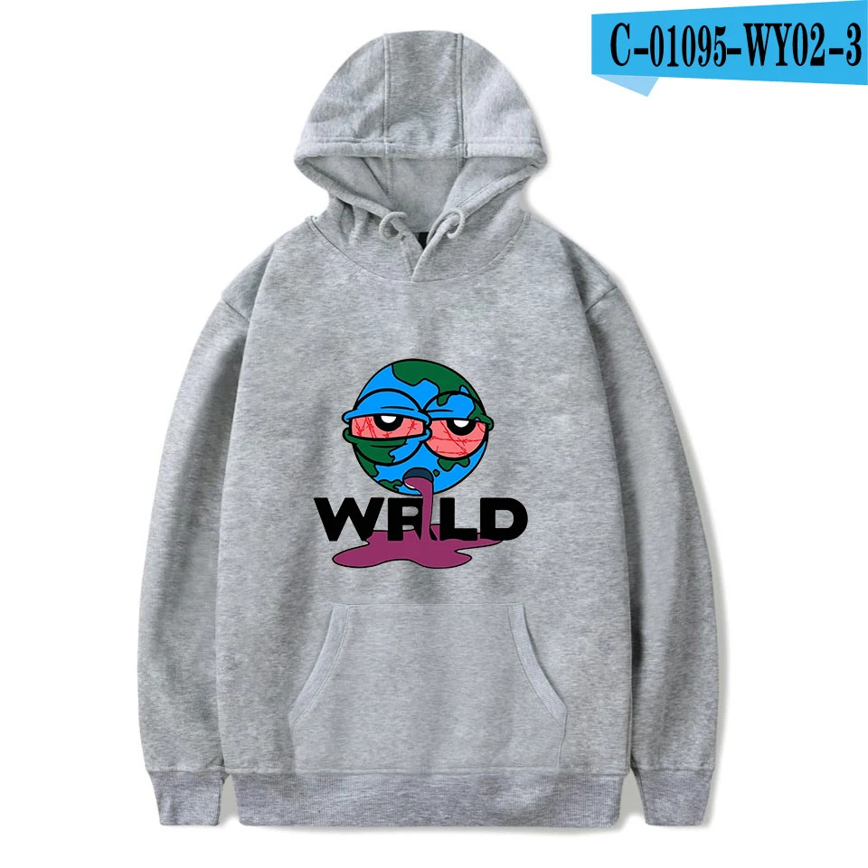 gray Толстовки с капюшоном rapper Juice Wrld для мужчин/женщин, Новое поступление, поп-хип-хоп стиль, модный принт, крутой сок Wrld, толстовка с капюшоном, пальто - Цвет: gray