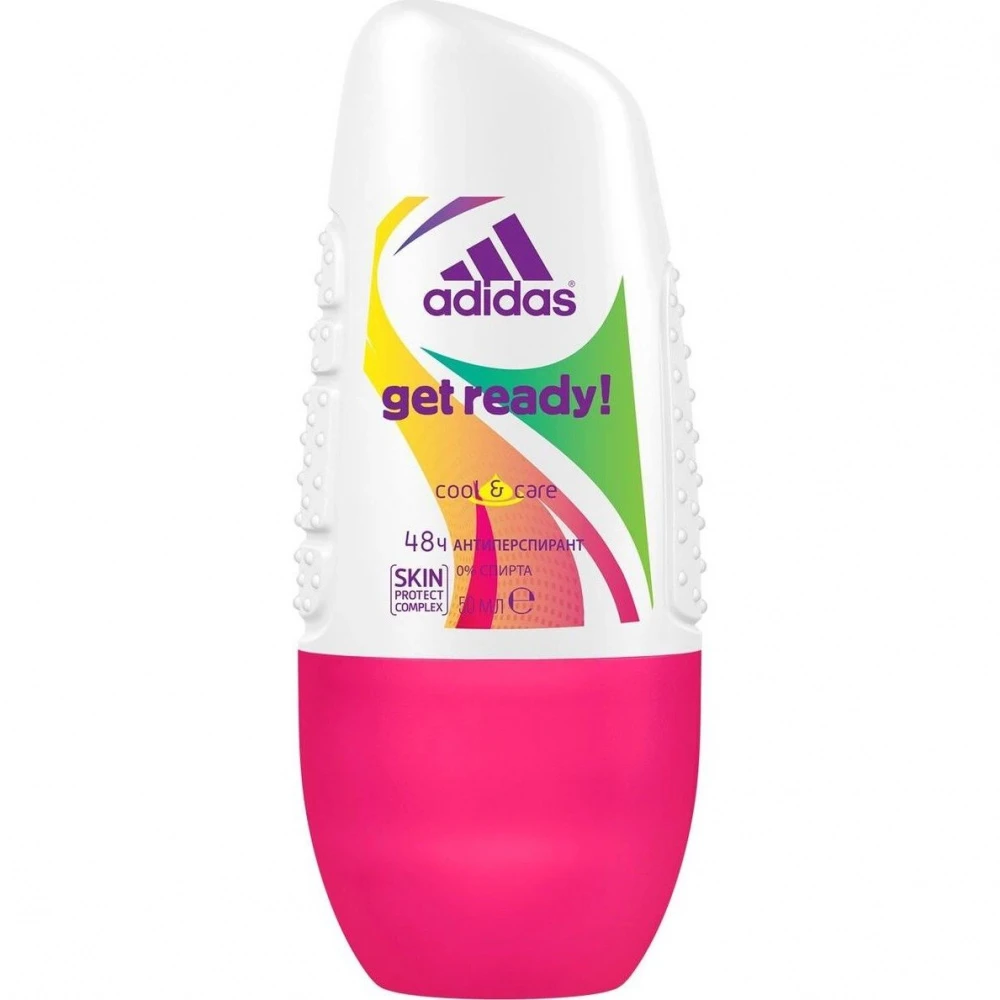 importante principal Kilómetros Desodorante antitranspirante mujer Adidas "Listo/bien cuidado y" bola de 50  ml|Desodorantes y antitranspirantes| - AliExpress