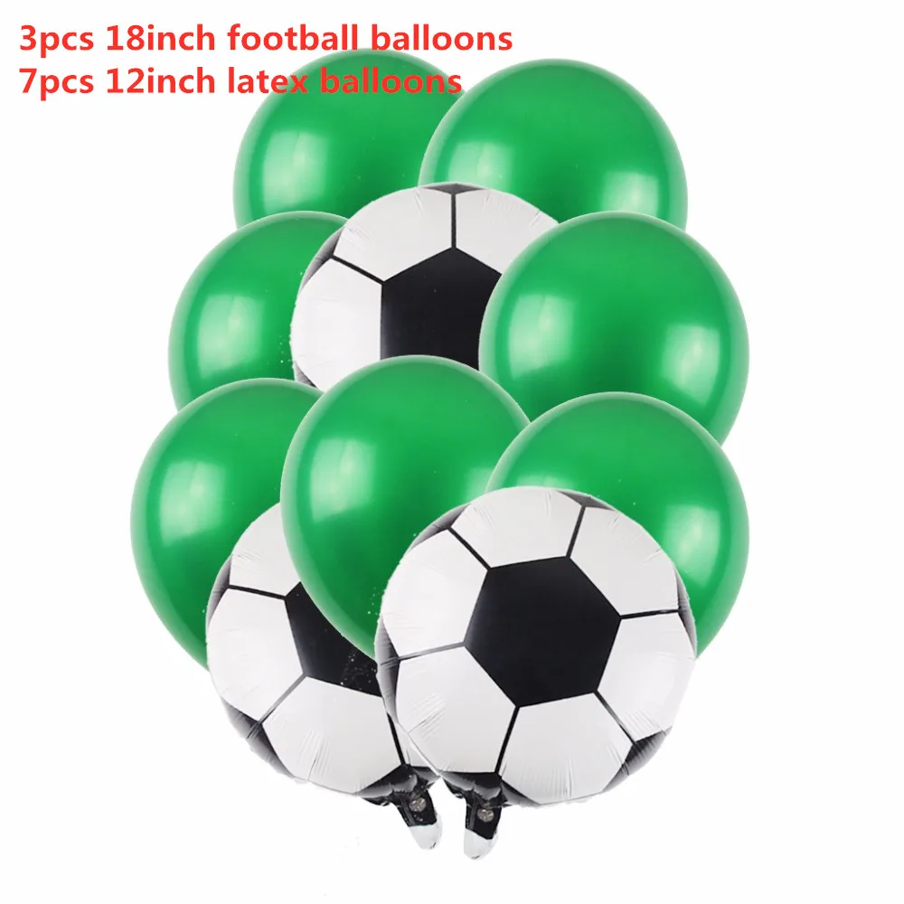 Футбольные футбольные тематические вечерние круглые воздушные шары черно-белые конфетти гелиевые воздушные шары спортивные вечерние украшения для мальчиков на день рождения - Цвет: Темно-серый