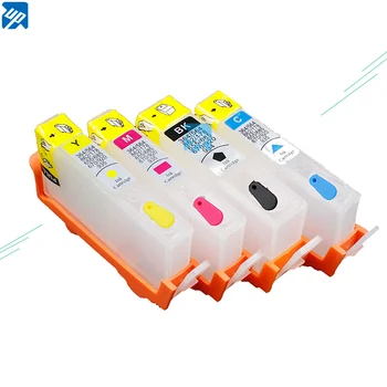 

UP brand 4pcs refillable Ink cartridge replacement for HP 564 564XL for HP 3070A 6510 B109a B109n B110a B209a B210a 3520 4620