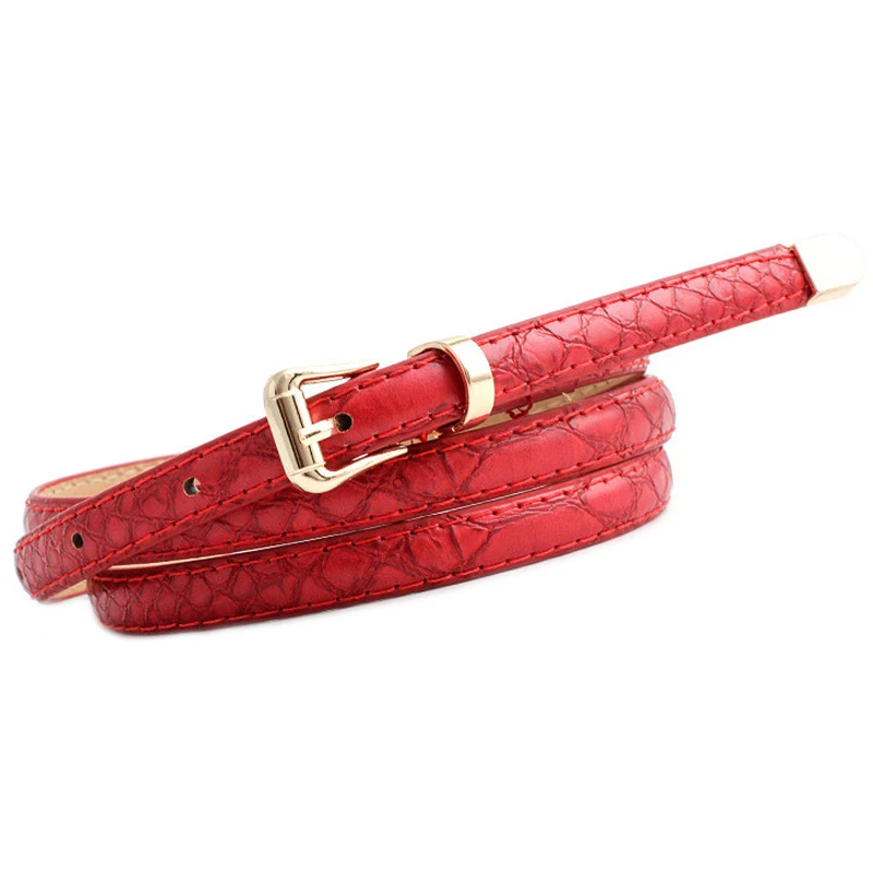 

Women Belt Luxury Leather Belts For Dress Jeans New Thin Waistband Buckle Ladies Belt Vintage Casual Style Waist Belts Straps