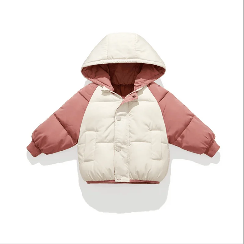 Photo Color winter new children's wear down coat children boys and girls cotton clothes thick winter coat cotton children down coat - Color: Photo Color