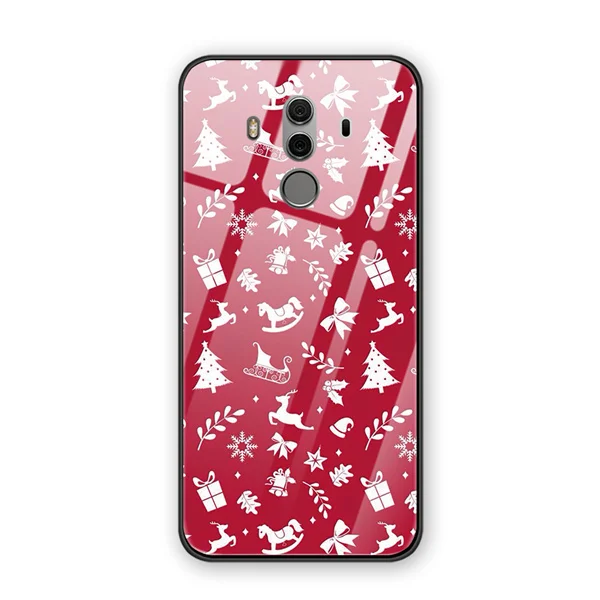 HUAWEI Honor 6X7 7C 7X8 закаленное стекло чехол Рождественская елка для HUAWEI Honor7 7X 7C 6X Honor8 рождественское закаленное стекло - Цвет: 3538