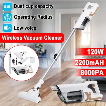 

8KPa 2 In 1 Rechargeable Wireless Vacuum Cleaner For Home Cyclone Filter Portable Cordless Vacuum Cleaner 110-240V