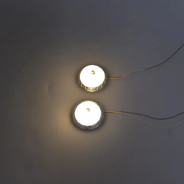 Hot Sale 1:25 Dollhouse Miniature Ceiling Lamp LED Light Dollhouse Furniture Toy Dolls House Lighting Toys Gifts For Children 3