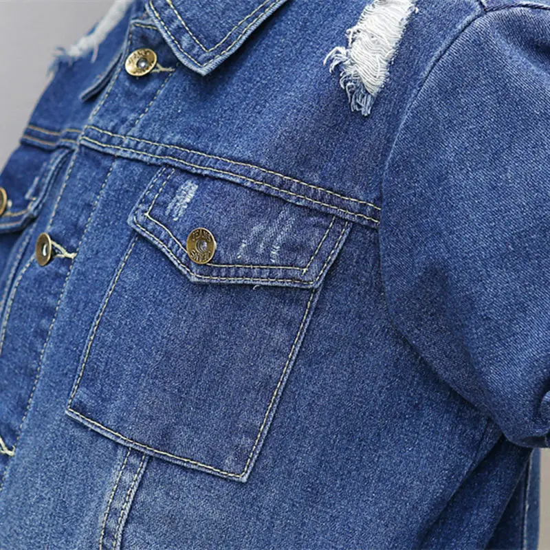 Тренчкот женский джинсовый верхняя одежда из денима однобортная искусственной