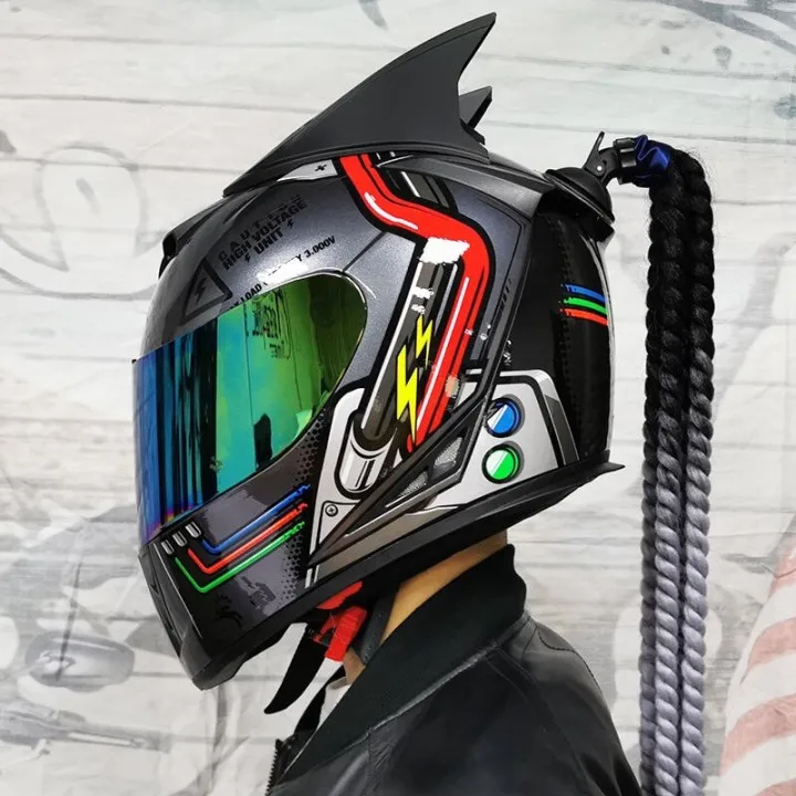 Мотоциклетный шлем с полным лицевым покрытием дышащий Capacete Da мотоциклетный для
