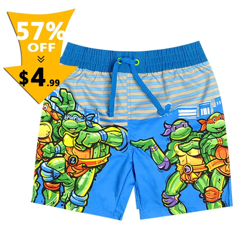 2020 baby boys Summer Cartoon Quick-drying Beach pants Children Fashion surfing Board Shorts kids Swimwear clothes for 3-8 years | Мать и