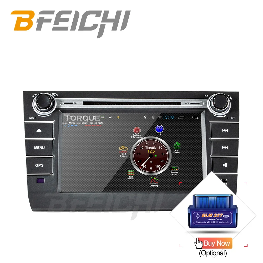 Excellent Bfeichi android 9.0 car dvd  for  Suzuki Swift 2004 2005 2006 2007 2008 2009 2010 dvd player navigation 3