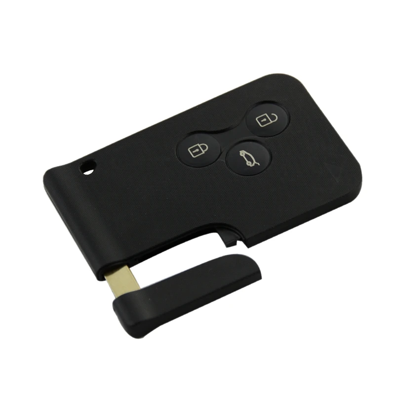 

Car 3 Buttons Smart Remote Control Key Fob Case Shell Card For Renault