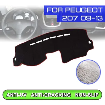 

Car Anti-dirty Non-slip Dash Cover Mat Dashboard Mat UV Protection Shade for Peugeot 207 2009 2010 2011 2012 2013