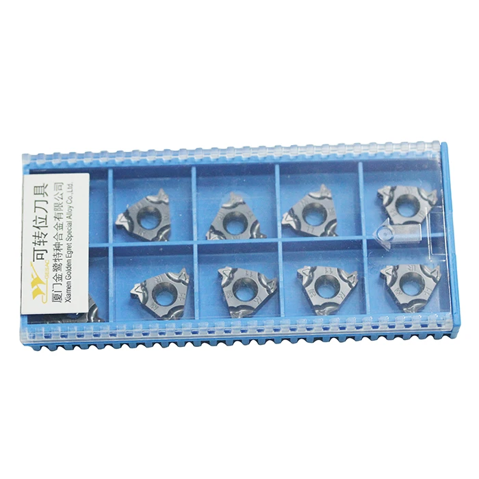 10 шт. высокое качество твердосплавный ЧПУ вставка жескач 16IR11. 5NPT-TC GM3225 16IR11W-TC GM3225 16IR12UN-TC GM3225 Токарные Пластины
