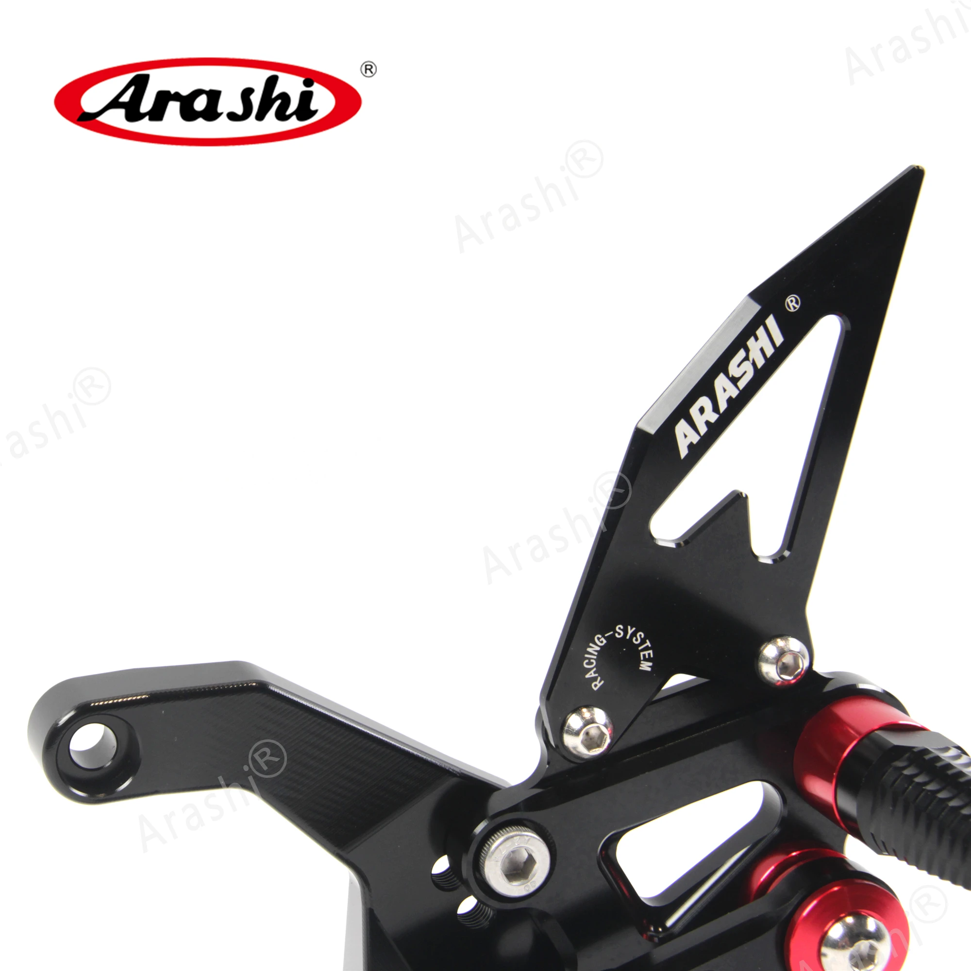 ARASHI CNC подножка Регулируемая Rearset Подножка для KAWASAKI Z900 ZR900 Z 900 ZR-900