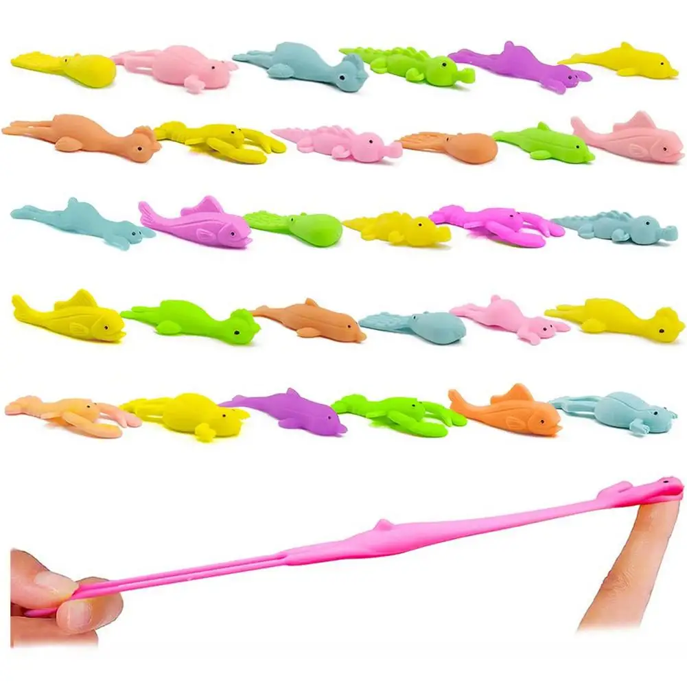 ABOOFAN 20 Pièces Jouets Sensoriels Jouet Animal Doigt Cadeaux De Fête De  Jouet De Doigt Drôle Élastique Jouet Dinosaure Volant Jouet Volant